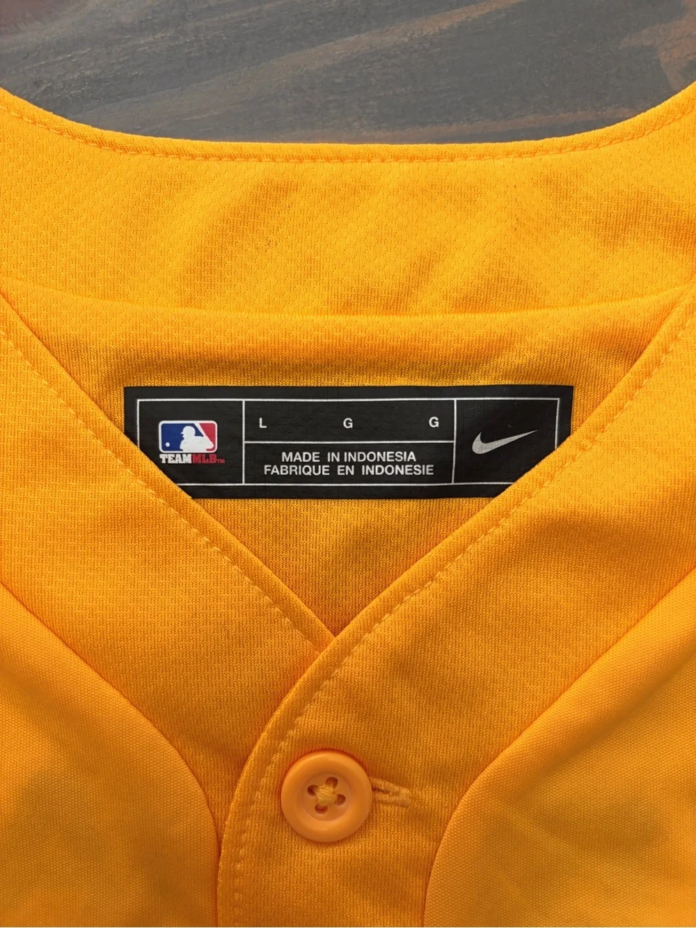 Nike Men’s Pirates Short Sleeve Jersey - men’s L - Gold
